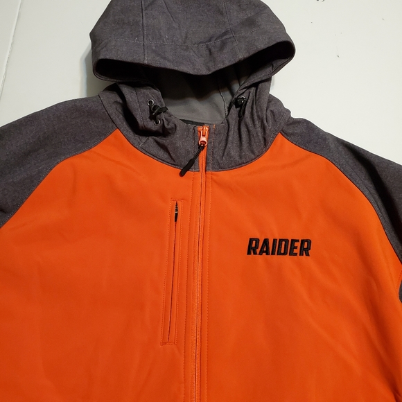 Holloway Raider Men Full Zip Softshell Hooded Sweater Jacket size XL - Picture 3 of 11